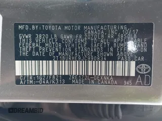 2018 Toyota Corolla L with VIN 2T1BURHE9JC990834, listed as a IAAI auction lot 42583027 with 217,143 mi miles and . Bid and sale history available at DreamBid. Image 9.