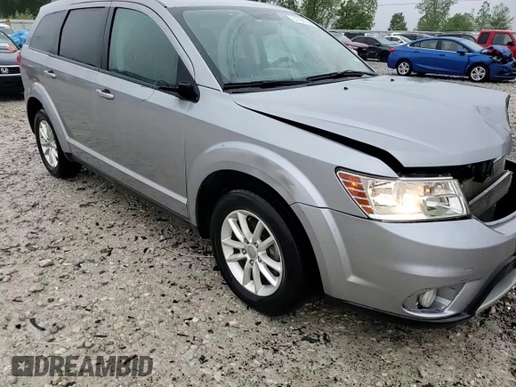 2017 Dodge Journey SXT with VIN 3C4PDCBB0HT545567, listed as a Copart auction lot 57766105 with 56,569 mi miles and Salvage title. Bid and sale history available at DreamBid. Image 14.