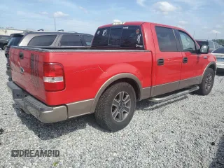 2004 Ford F-150 XLT with VIN 1FTPW12524KB99350, listed as a Copart auction lot 54055955 with 283,887 mi miles and Salvage Title. Bid and sale history available at carsss.com. Image 3.