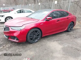 2020 Acura TLX Advance with VIN 19UUB3F80LY000159, listed as a IAAI auction lot 41677292 with 17,113 mi miles and . Bid and sale history available at DreamBid. Image 2.