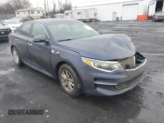 2017 Kia Optima LX with VIN 5XXGT4L34HG176823, listed as a IAAI auction lot 41102326 with 132,483 mi miles and . Bid and sale history available at DreamBid. Image 1.