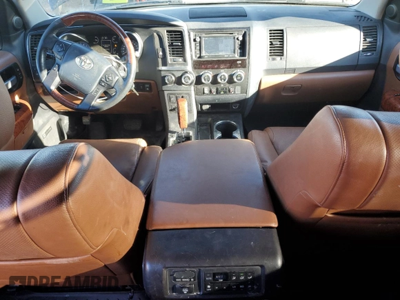 2018 Toyota Sequoia Platinum with VIN 5TDDY5G14JS161570, listed as a Copart auction lot 46323815 with 131,869 mi miles and Salvage Title. Bid and sale history available at carsss.com. Image 8.