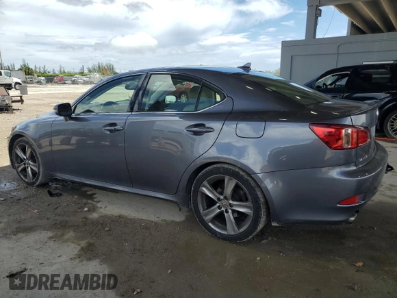 2013 Lexus IS 250 with VIN JTHBF5C26D5189164, listed as a Copart auction lot 61535915 with 103,277 mi miles and Salvage title. Bid and sale history available at DreamBid. Image 2.