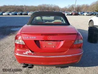 2006 Mercedes-Benz CLK-Class 5.0L with VIN WDBTK75G06T070481, listed as a Copart auction lot 80626804 with 113,385 mi miles and Salvage Title. Bid and sale history available at carsss.com. Image 6.