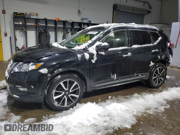 2020 Nissan Rogue SL with VIN 5N1AT2MV6LC747694, listed as a Copart auction lot 44685905 with 55,788 mi miles and Salvage Title. Bid and sale history available at DreamBid. Image 1.