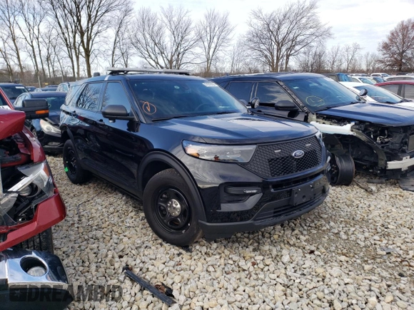 2024 Ford Police Interceptor Utility z VIN 1FM5K8AB4RGA48597, wystawiony jako Copart lot #81979424 z przebiegiem 9 858 mil mil oraz Szkoda całkowita • Salvage title. Historia ofert i sprzedaży dostępna na DreamBid. Obrazek 4.