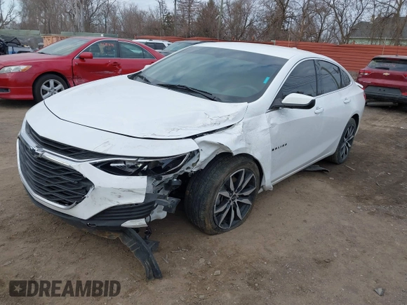 2020 Chevrolet Malibu RS with VIN 1G1ZG5ST6LF143441, listed as a IAAI auction lot 41781510 with 56,432 mi miles and . Bid and sale history available at DreamBid. Image 2.