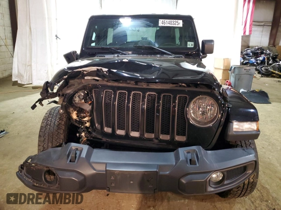 2021 Jeep Wrangler Unlimited 80th Anniversary with VIN 1C4HJXDN1MW738407, listed as a Copart auction lot 46140325 with 50,824 mi miles and Salvage title. Bid and sale history available at DreamBid. Image 5.
