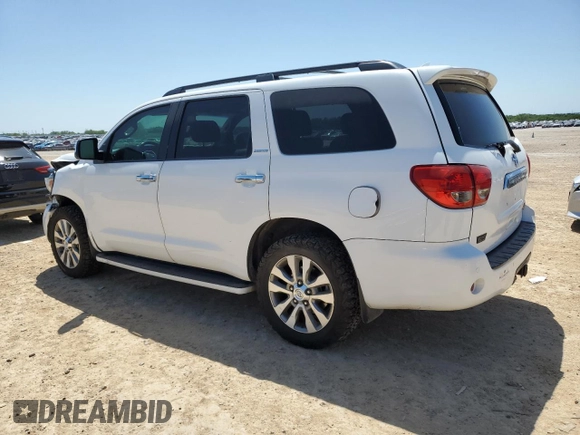 2017 Toyota Sequoia Limited with VIN 5TDKY5G14HS068436, listed as a Copart auction lot 52301095 with 185,489 mi miles and Salvage Title. Bid and sale history available at carsss.com. Image 2.