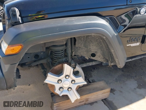 2021 Jeep Wrangler 80th Anniversary with VIN 1C4GJXAN0MW669192, listed as a IAAI auction lot 41465445 with 74,506 mi miles and . Bid and sale history available at DreamBid. Image 18.