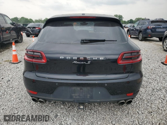 2015 Porsche Macan S with VIN WP1AB2A50FLB58798, listed as a Copart auction lot 59753495 with 173,577 mi miles and Salvage title. Bid and sale history available at DreamBid. Image 6.