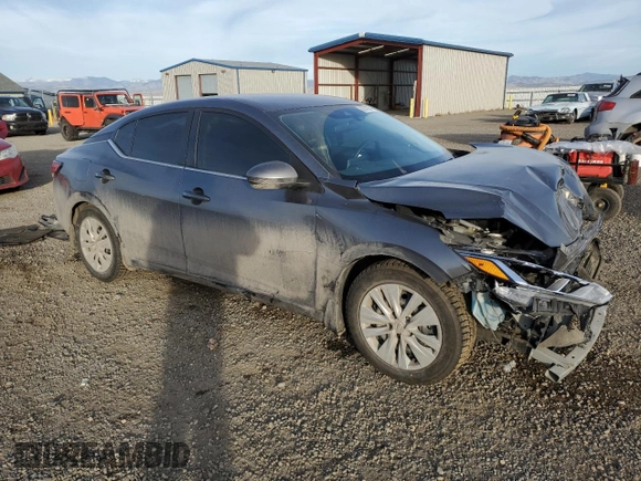 2022 Nissan Sentra S with VIN 3N1AB8BV9NY281513, listed as a Copart auction lot 82702674 with 51,051 mi miles and Salvage Title. Bid and sale history available at carsss.com. Image 4.