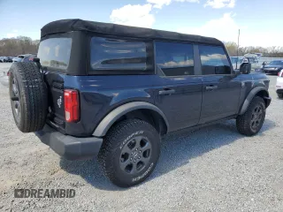 2021 Ford Bronco with VIN 1FMDE5BH3MLA85211, listed as a Copart auction lot 50122715 with 47,836 mi miles and Salvage title. Bid and sale history available at DreamBid. Image 3.