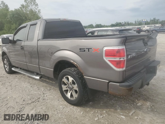 2013 Ford F-150 XL with VIN 1FTEX1CM2DFB20777, listed as a Copart auction lot 59378055 with 163,128 mi miles and Salvage title. Bid and sale history available at DreamBid. Image 2.