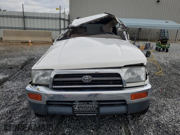 1996 Toyota 4Runner SR5 with VIN JT3GN86R4T0007210, listed as a Copart auction lot 54218535 with 157,841 mi miles and Salvage title. Bid and sale history available at DreamBid. Image 5.