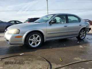 2003 Nissan Maxima GLE z VIN JN1DA31A33T430733, wystawiony jako Copart lot #86095114 z przebiegiem 194 169 mil mil oraz Szkoda całkowita • Salvage title. Historia ofert i sprzedaży dostępna na DreamBid. Obrazek 1.