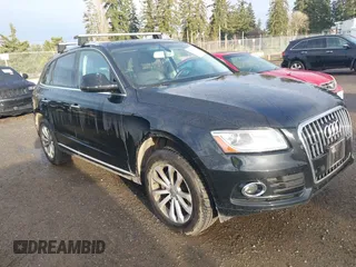 2015 Audi Q5 Premium with VIN WA1CFAFPXFA113229, listed as a IAAI auction lot 41805623 with 111,455 mi miles. Bid and sale history available at carsss.com. Image 1.