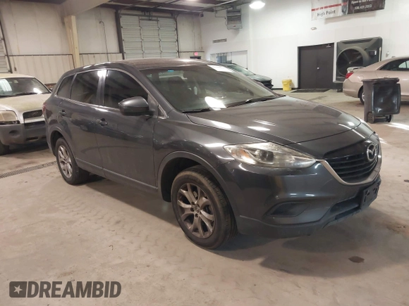 2014 Mazda CX-9 Sport with VIN JM3TB3BV3E0434817, listed as a IAAI auction lot 41394036 with 157,304 mi miles. Bid and sale history available at carsss.com. Image 1.