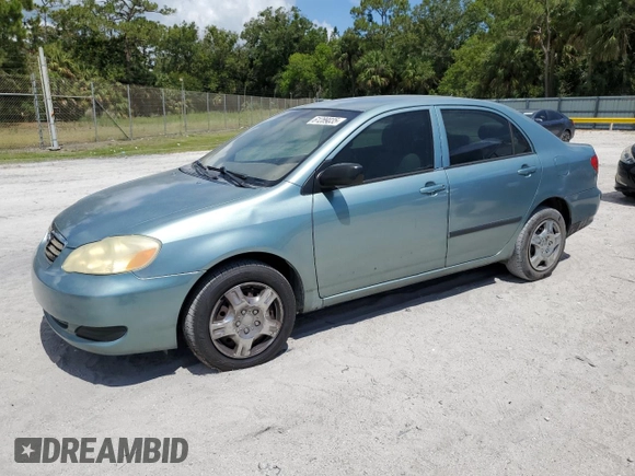 2006 Toyota Corolla CE with VIN 2T1BR32E56C625081, listed as a Copart auction lot 61289035 with Not provided miles and Clean title. Bid and sale history available at DreamBid. Image 1.