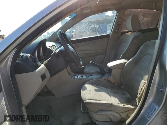 2004 Mazda 3 i with VIN JM1BK12F841134622, listed as a Copart auction lot 42541155 with Not Provided miles and Salvage Title. Bid and sale history available at DreamBid. Image 7.