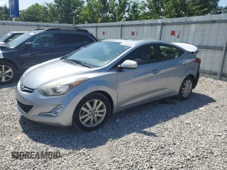 2015 Hyundai Elantra SE with VIN 5NPDH4AE8FH608114, listed as a Copart auction lot 61736625 with 56,511 mi miles and Salvage title. Bid and sale history available at DreamBid. Image 1.