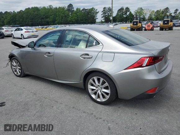 2014 Lexus IS 250 with VIN JTHBF1D29E5036139, listed as a Copart auction lot 56336515 with 165,530 mi miles and Salvage title. Bid and sale history available at DreamBid. Image 2.