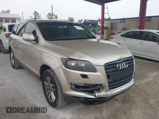 2009 Audi Q7 with VIN WA1AY74L99D023707, listed as a IAAI auction lot 41649568 with 166,968 mi miles. Bid and sale history available at carsss.com. Image 1.