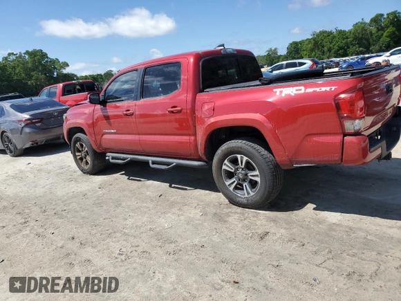 2017 Toyota Tacoma SR5 with VIN 5TFAZ5CN5HX051995, listed as a Copart auction lot 52018825 with 96,963 mi miles and Salvage Title. Bid and sale history available at DreamBid. Image 2.
