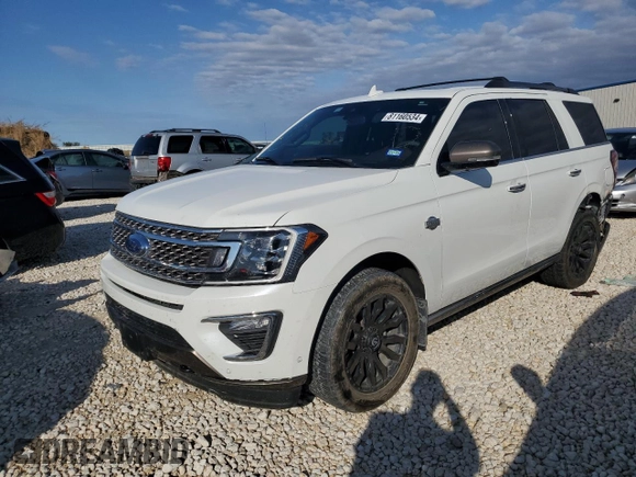 2020 Ford Expedition King Ranch with VIN 1FMJU1PT9LEA85793, listed as a Copart auction lot 81160534 with 55,775 mi miles and Salvage Title. Bid and sale history available at carsss.com. Image 1.