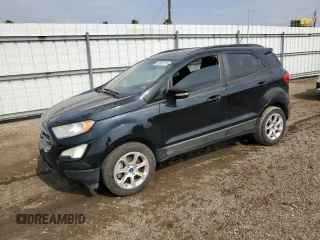 2019 Ford EcoSport SE z VIN MAJ3S2GE8KC267317, wystawiony jako Copart lot #53885175 z przebiegiem 51 737 mil mil oraz Szkody całkowita. Historia ofert i sprzedaży dostępna na DreamBid. Obrazek 1.