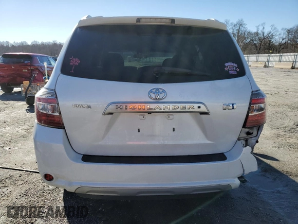 2008 Toyota Highlander Hybrid with VIN JTEEW41A982023310, listed as a Copart auction lot 89244015 with 217,434 mi miles and Salvage Title. Bid and sale history available at carsss.com. Image 6.