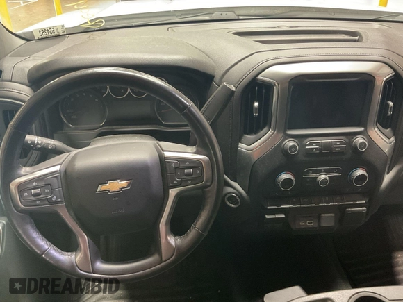 2020 Chevrolet Silverado 1500 LT with VIN 1GCRYDED9LZ295909, listed as a IAAI auction lot 42214490 with 91,331 mi miles. Bid and sale history available at carsss.com. Image 1.