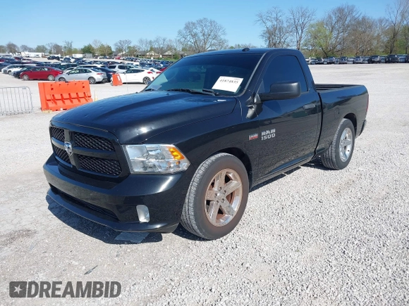 2018 Ram 1500 Express with VIN 3C6JR6AT9JG195381, listed as a IAAI auction lot 41874835 with 60,221 mi miles and . Bid and sale history available at DreamBid. Image 18.