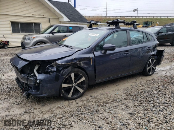 2017 Subaru Impreza Special Sports with VIN 4S3GTAK67H1727221, listed as a Copart auction lot 52441615 with 90,447 mi miles and Salvage title. Bid and sale history available at DreamBid. Image 1.