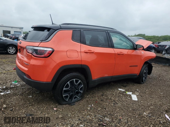 2019 Jeep Compass Trailhawk с VIN 3C4NJDDB4KT712197, выставлен на аукционе Copart как лот 57431805 с пробегом Не указан миль и Списание • Salvage title. История ставок и продаж доступна на DreamBid. Изображение 3.
