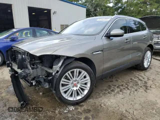 2019 Jaguar F-Pace 30t Portfolio z VIN SADCN2GX8KA355738, wystawiony jako Copart lot #67042053 z przebiegiem 57 997 mil mil oraz . Historia ofert i sprzedaży dostępna na DreamBid. Obrazek 1.