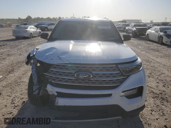 2022 Ford Explorer Limited with VIN 1FMSK7FH3NGA64018, listed as a Copart auction lot 51852355 with 54,665 mi miles and Salvage Title. Bid and sale history available at carsss.com. Image 5.