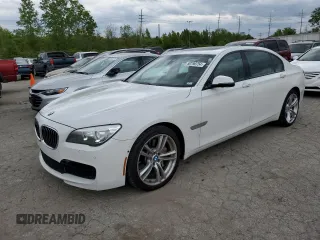 2014 BMW 7 Series ALPINA B7 xDrive with VIN WBAYF8C57ED142575, listed as a Copart auction lot 50790754 with 95,676 mi miles and Salvage Title. Bid and sale history available at DreamBid. Image 1.