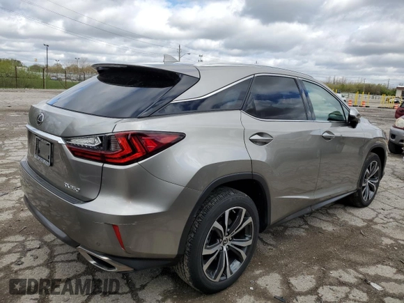 2019 Lexus RX 350 with VIN 2T2BZMCA6KC191941, listed as a Copart auction lot 53946995 with 45,553 mi miles and Salvage title. Bid and sale history available at DreamBid. Image 3.