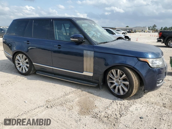 2013 Land Rover Range Rover SC with VIN SALGS2EF9DA100088, listed as a Copart auction lot 55300535 with Not provided miles and Clean title. Bid and sale history available at DreamBid. Image 4.