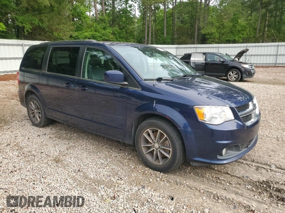 2017 Dodge Grand Caravan SXT with VIN 2C4RDGCG9HR766016, listed as a Copart auction lot 55883435 with 165,371 mi miles and Clean Title. Bid and sale history available at DreamBid. Image 4.