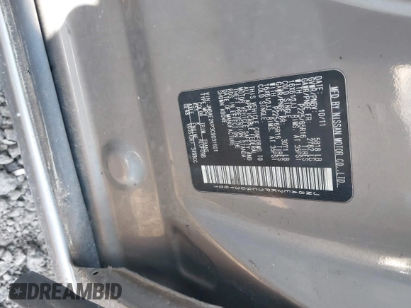 2012 Nissan Quest LE z VIN JN8AE2KP3C9031601, wystawiony jako IAAI lot #42002775 z przebiegiem Nie podano mil oraz . Historia ofert i sprzedaży dostępna na DreamBid. Obrazek 9.