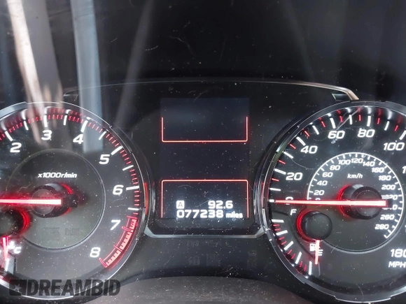 2018 Subaru WRX Limited with VIN JF1VA1F60J9811918, listed as a IAAI auction lot 42206775 with 77,238 mi miles and . Bid and sale history available at DreamBid. Image 15.