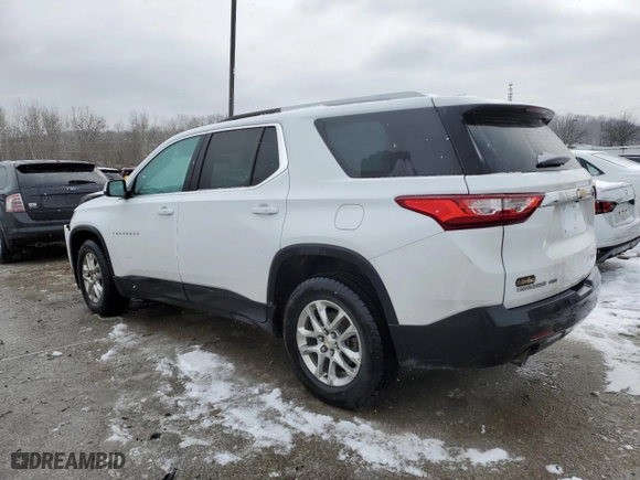2018 Chevrolet Traverse LT Cloth with VIN 1GNEVGKW5JJ247289, listed as a Copart auction lot 45715455 with 121,425 mi miles and Non Repairable. Bid and sale history available at carsss.com. Image 2.