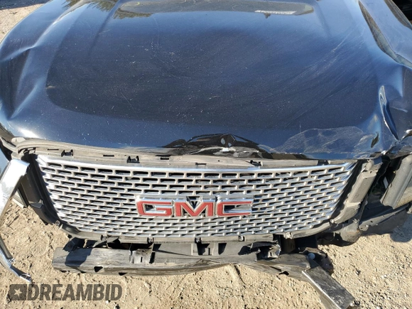 2016 GMC Yukon Denali with VIN 1GKS1CKJXGR329103, listed as a Copart auction lot 75492494 with 124,374 mi miles and Salvage Title. Bid and sale history available at carsss.com. Image 13.