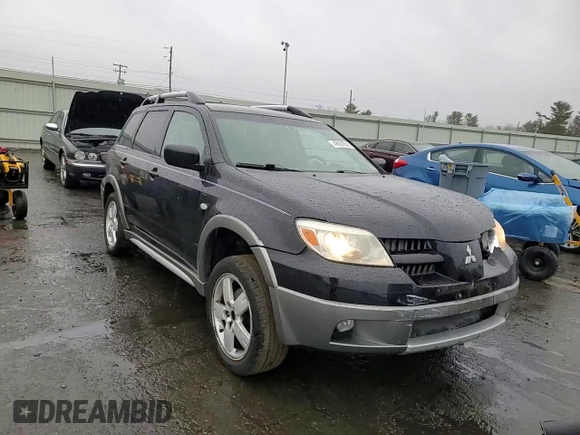 2005 Mitsubishi Outlander XLS with VIN JA4LX41F95U032183, listed as a Copart auction lot 49083555 with 159,392 mi miles and Salvage Title. Bid and sale history available at carsss.com. Image 10.