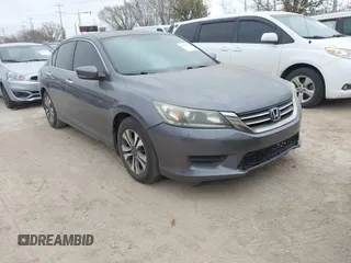2013 Honda Accord LX z VIN 1HGCR2F31DA093046, wystawiony jako IAAI lot #41752960 z przebiegiem 140 765 mil mil oraz . Historia ofert i sprzedaży dostępna na DreamBid. Obrazek 1.