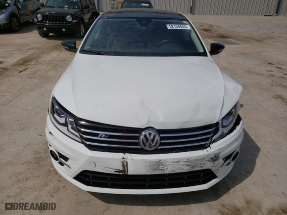 2017 Volkswagen CC R-Line 2.0T Executive with VIN WVWFP7AN9HE500391, listed as a Copart auction lot 52136653 with 36,624 mi miles. Bid and sale history available at carsss.com. Image 5.