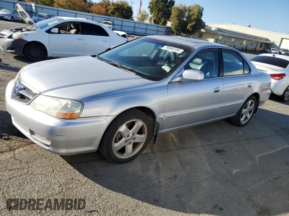 2002 Acura TL Type S w/Navigation with VIN 19UUA56982A035837, listed as a Copart auction lot 79506194 with 201,706 mi miles and Salvage Title. Bid and sale history available at carsss.com. Image 1.