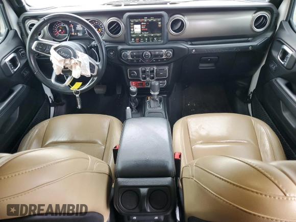 2019 Jeep Wrangler Unlimited Rubicon with VIN 1C4HJXFG6KW642011, listed as a Copart auction lot 53132185 with 67,435 mi miles and Salvage title. Bid and sale history available at DreamBid. Image 8.
